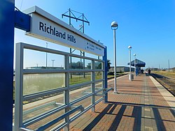 Richland Hills station - February 2017